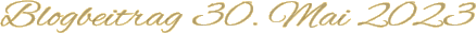 Blogbeitrag 30. Mai 2023